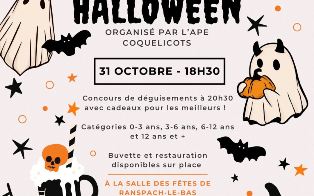Bal d’Halloween – 31 octobre 2025