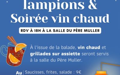 Balade aux lampions & Soirée vin chaud – 10 janvier 2026