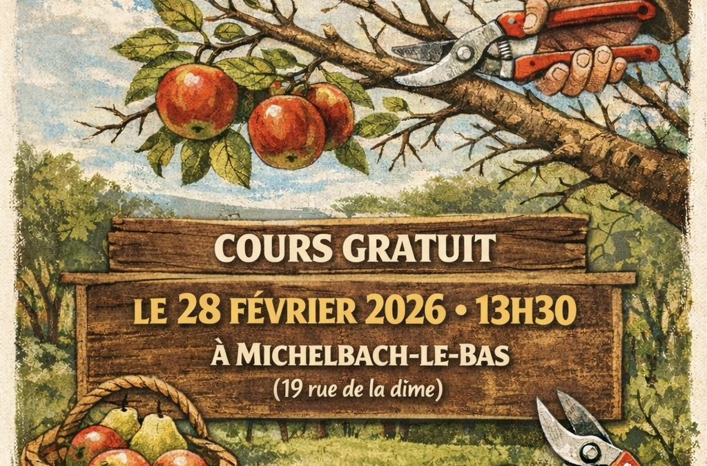 Cours de taille – 28 février 2026