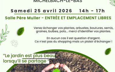 Troc de plantes – Samedi 25 avril 2026