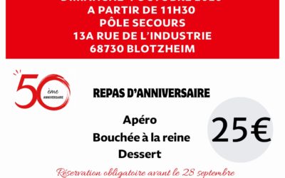 La croix-rouge de Blotzheim – 50 ans
