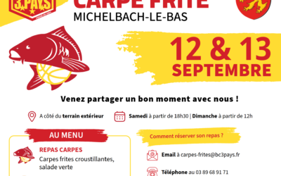 WEEKEND CARPE FRITE – 12 et 13 septembre 2026